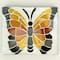 Small Amber Mosaic Stained Glass Squares, 8oz.